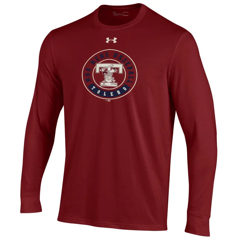 Toledo Mud Hens Cardinal UA Perf. Cotton Long Sleeve T