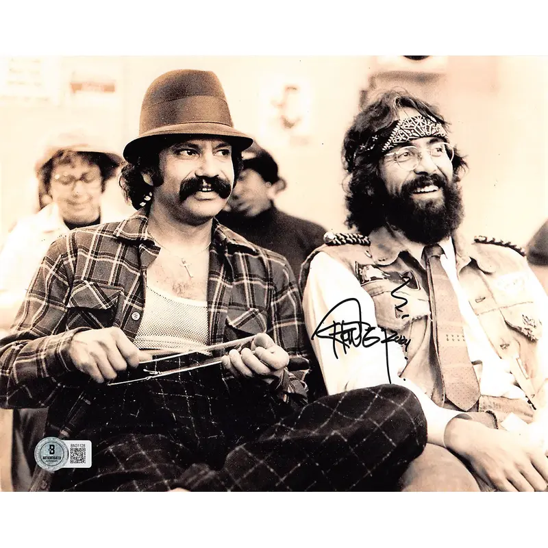 Tommy Chong Cheech & Chong Authentic Signed 8x10 Horizontal Photo BAS 14