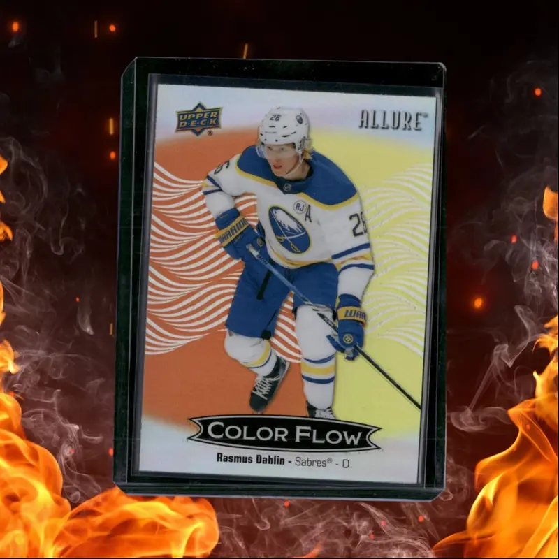 2024-25 Upper Deck Allure Rasmus Dahlin Color Flow Orange Yellow #CFL-47