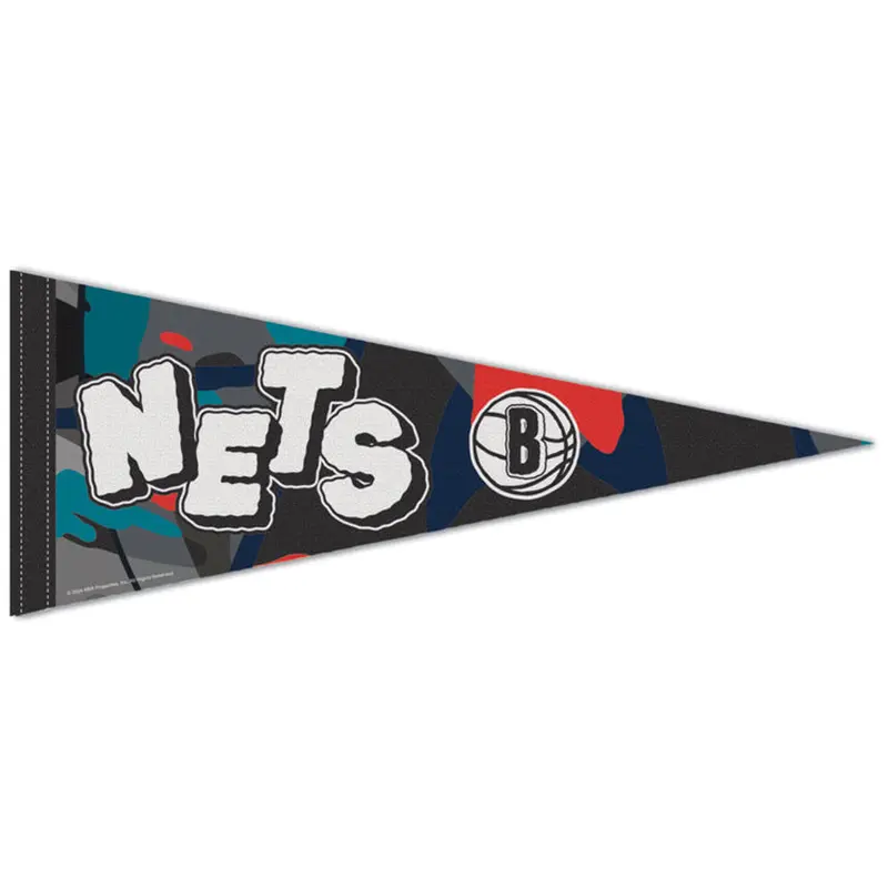 Brooklyn Nets 2023-24 NBA City Edition Premium Felt Pennant - Wincraft