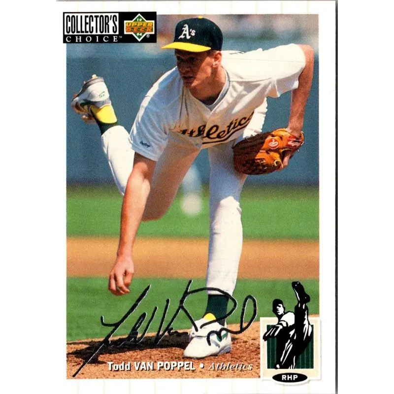 1994 Collector's Choice Silver Signature Todd Van Poppel #279