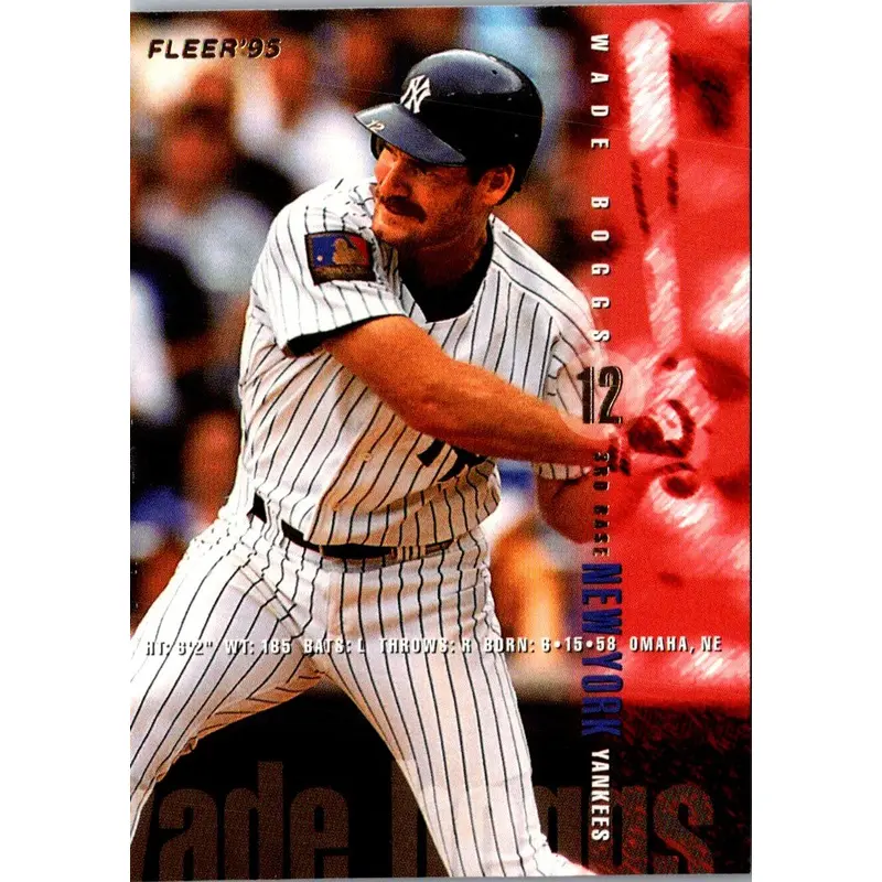 1996 Leaf Preferred Wade Boggs #67