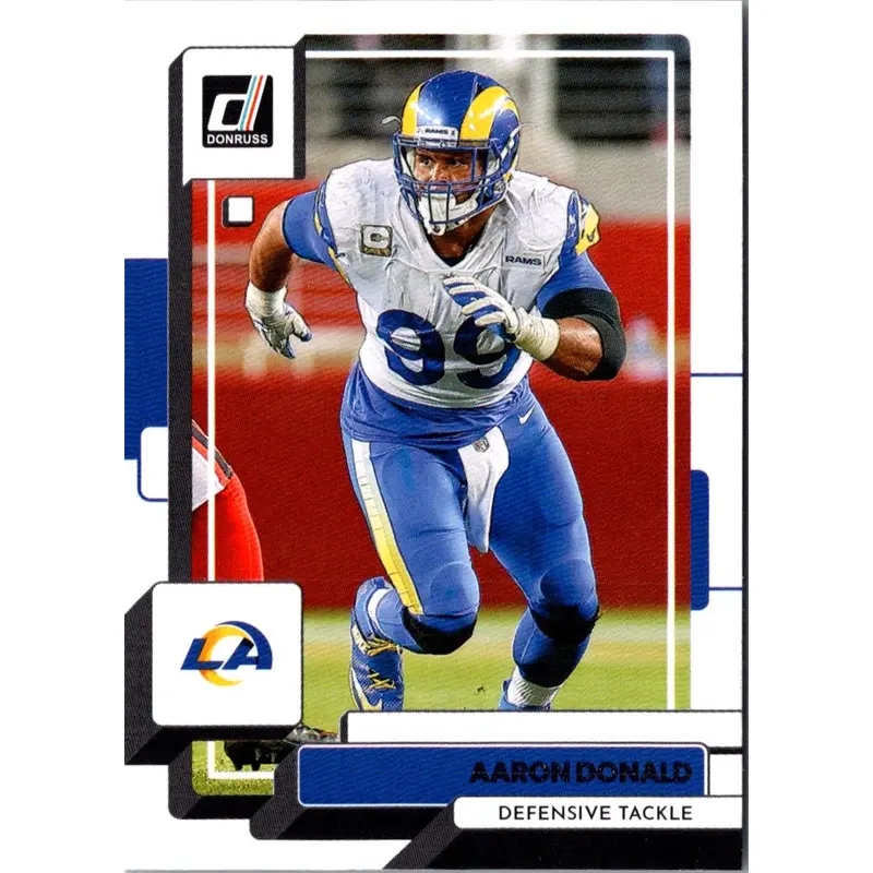 2022 Donruss Blue Press Proof Aaron Donald #18