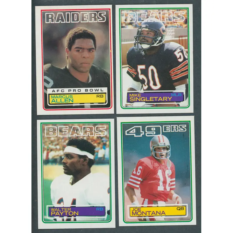 1983 Topps Football Complete Set NM (396) (23-51)