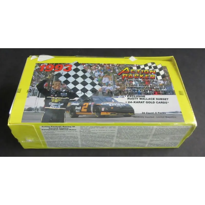 1993 Action Packed Racing Race Cards Series 3 Box