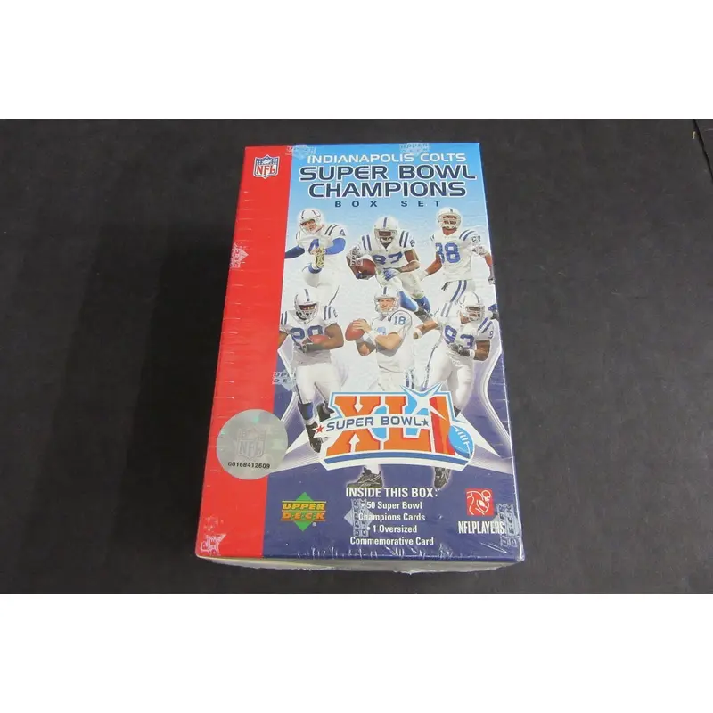2007 Upper Deck Football Indianapolis Colts Super Bowl Champions Factory Set