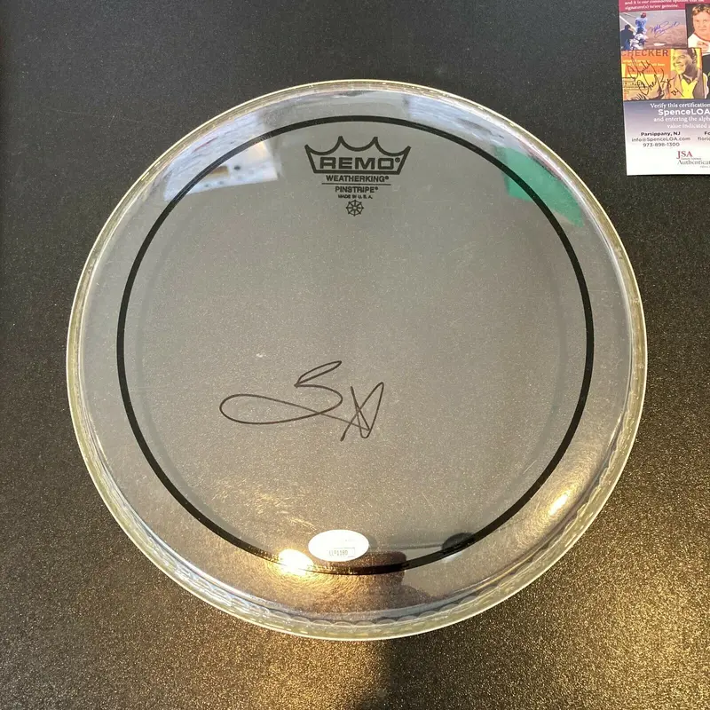 Sheila E Signed Autographed Drumhead With JSA COA