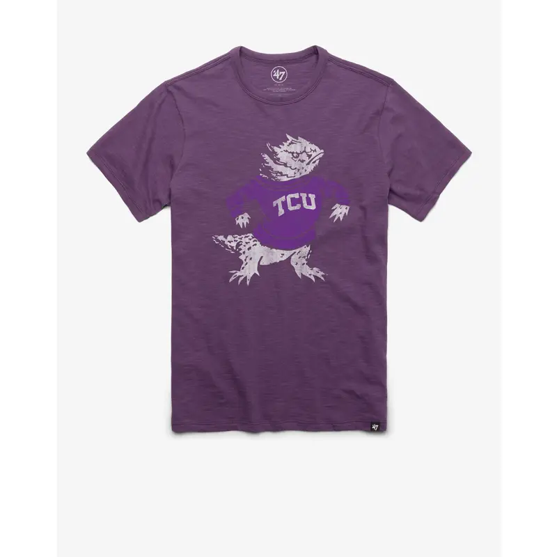 TEXAS CHRISTIAN HORNED FROGS TCU VINTAGE GRIT '47 SCRUM TEE