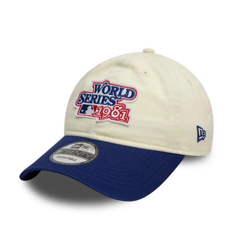 New Era - 9TWENTY - WS Patch - Los Angeles Dodgers - Stone/Blue