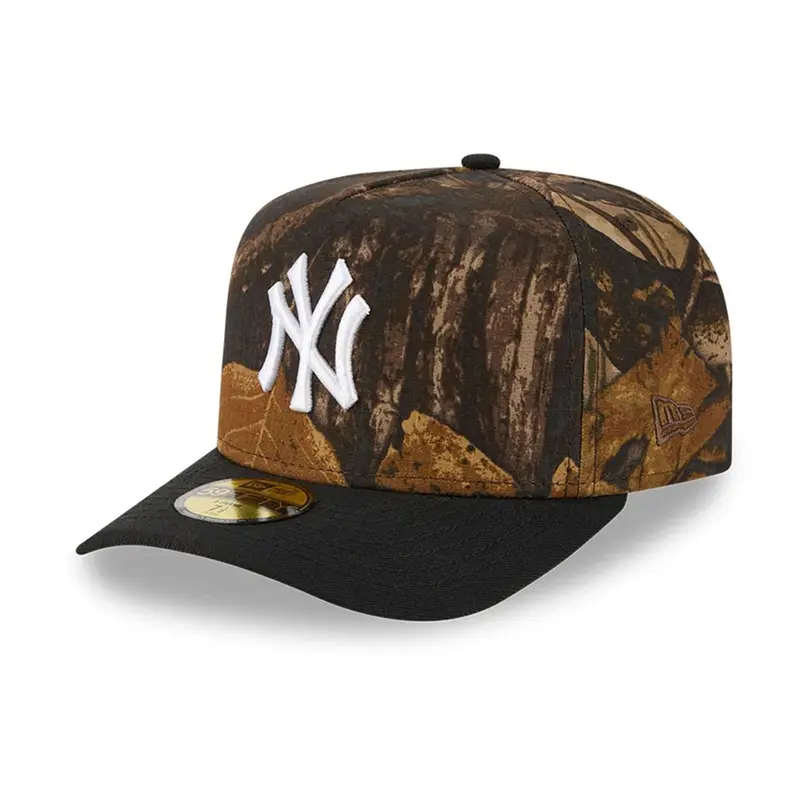 New York Yankees MLB Ripstop Camo Assorted Print 59FIFTY A-Frame Fitted Cap