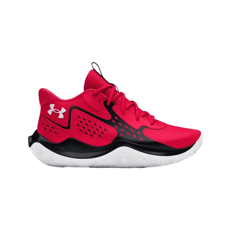 Under Armour Jet '23 RED/BLK Basketball Shoes 3026635-600
