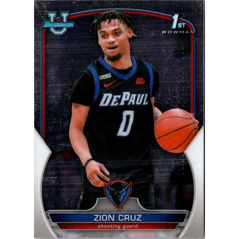 2022 Bowman University Chrome Zion Cruz #91