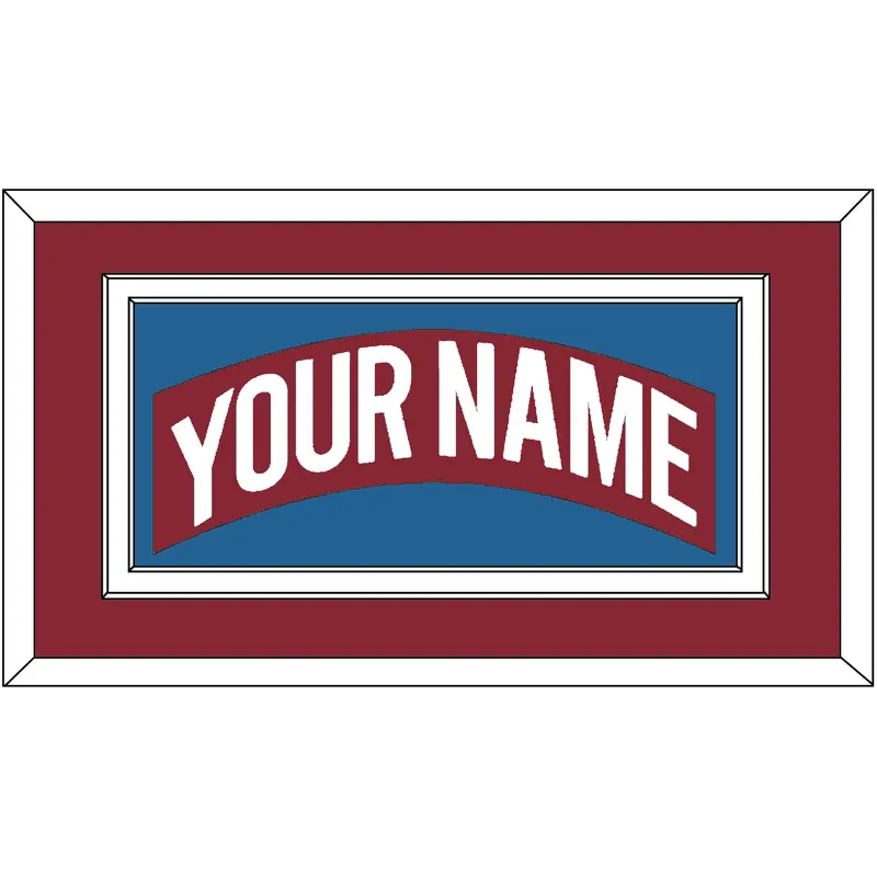 Colorado Nameplate - Road Burgundy (1995-1996) - Double Mat 2