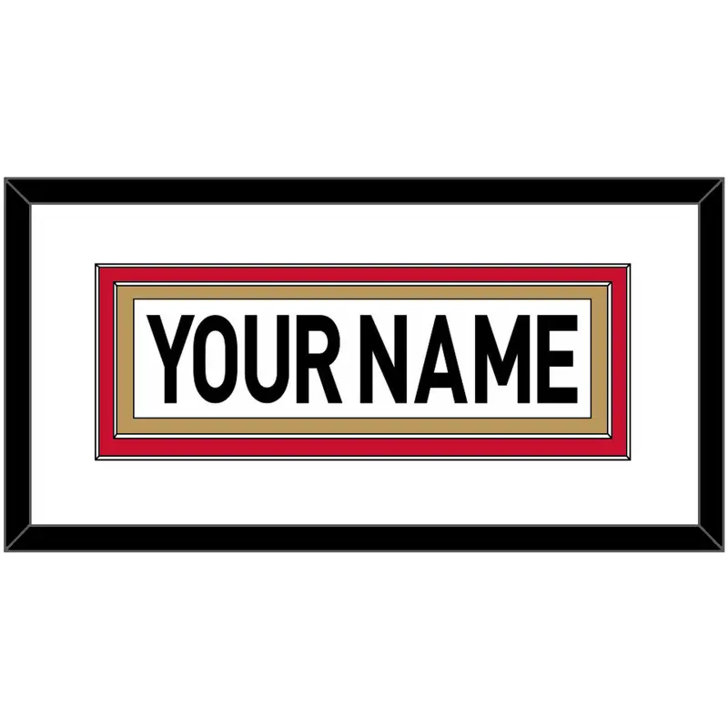 Ottawa Nameplate - Road White (2007-2017) - Double Mat 2