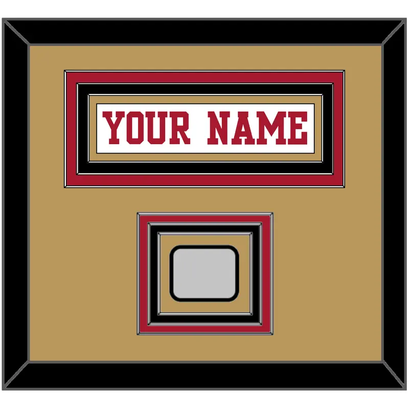 San Francisco Nameplate & Super Bowl Patch - Road White - Triple Mat 4