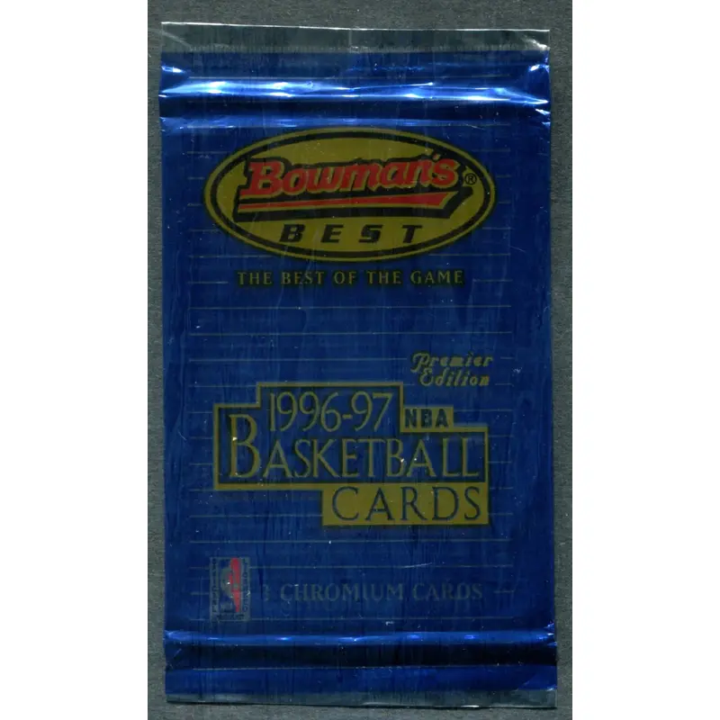 1996/97 Bowman's Best Basketball Unopened Pack (Retail)