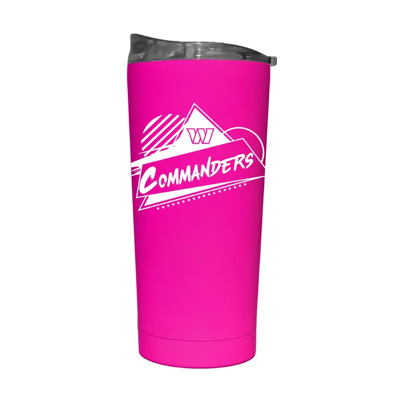 Washington Commanders 20oz Electric Rad Soft Touch Tumbler