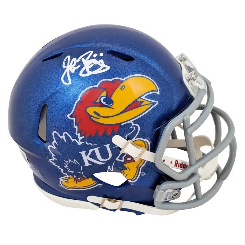 Kansas John Riggins Authentic Signed Speed Mini Helmet Autographed BAS Witnessed