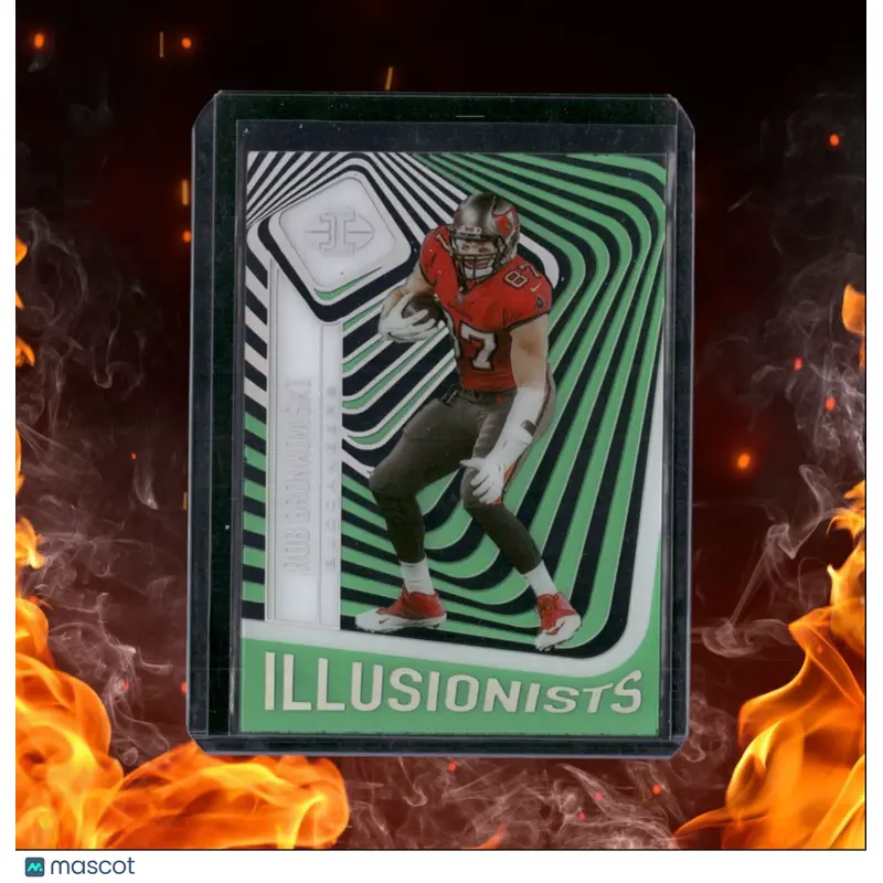 2021 Panini Illusions Rob Gronkowski Illusionists Green #ILL-2