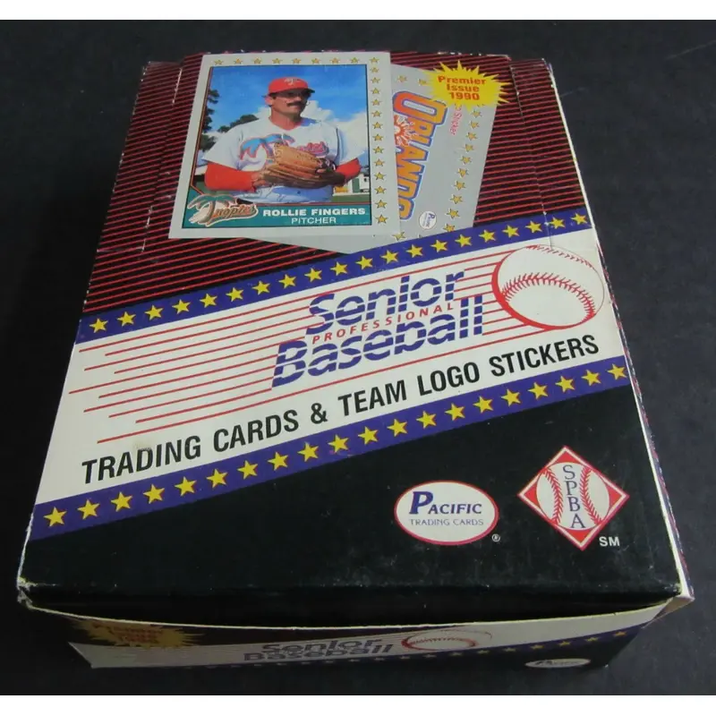 1990 Pacific Senior League Baseball Unopened Box