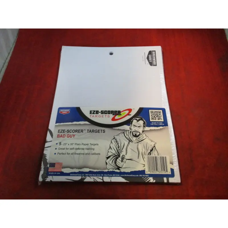 Birchwood Casey Eze-Scorer Targets Bad-Guy - 5 Pack