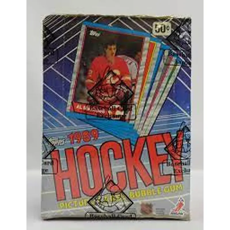 1989-90 Topps Hockey Box - BBCE Wrapped