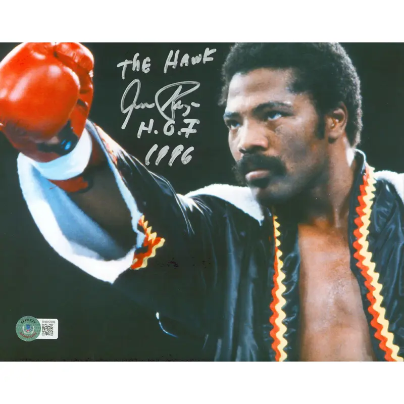 Aaron Pryor "The Hawk HOF 1996" Authentic Signed 8x10 Photo BAS #BH027609