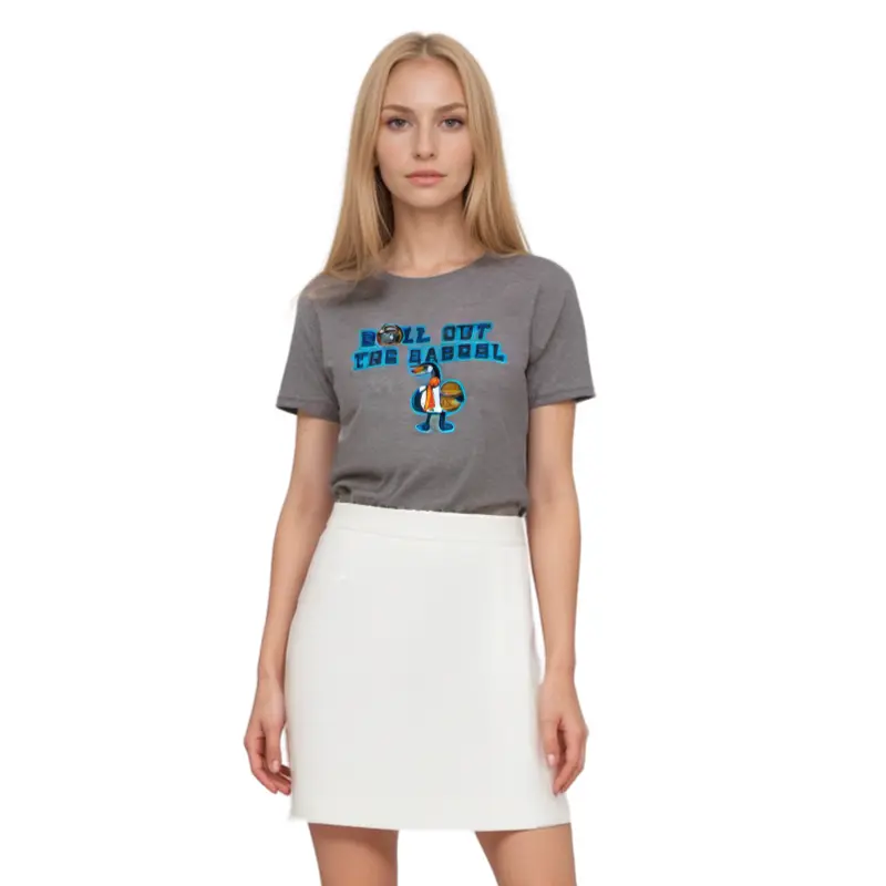 Beloit Sky Carp Roll Out the Barrel Grey T-Shirt