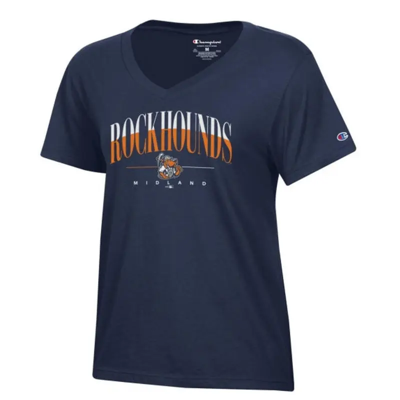 Midland RockHounds Women's Core V-neck Tee