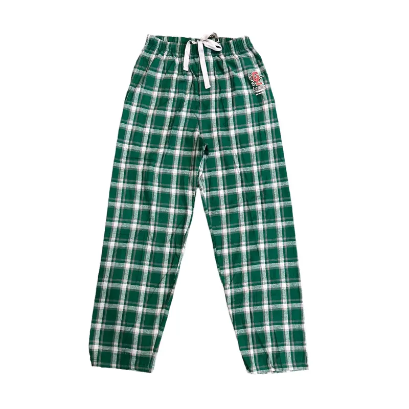 Great Lakes Loons Boxercraft Green Plaid Flannel Pant - Adult
