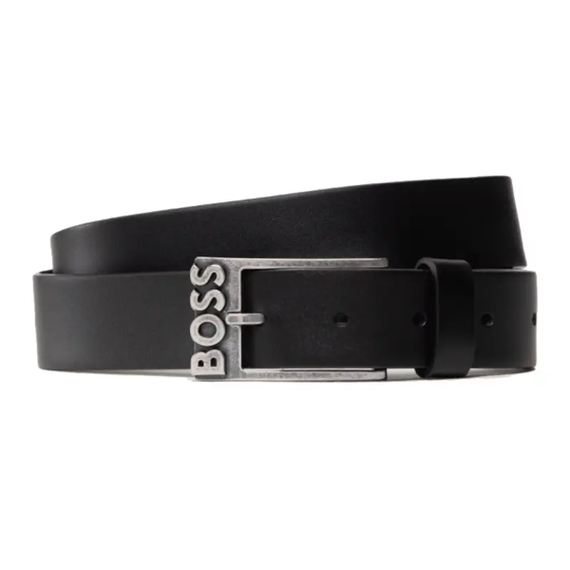 HUGO BOSS MENS BELT BLACK SIMO-R, 50481051001