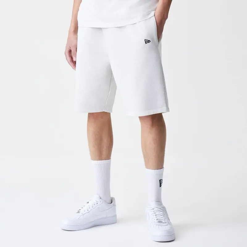 New Era Premium Essential Pastel Grey Oversized Shorts
