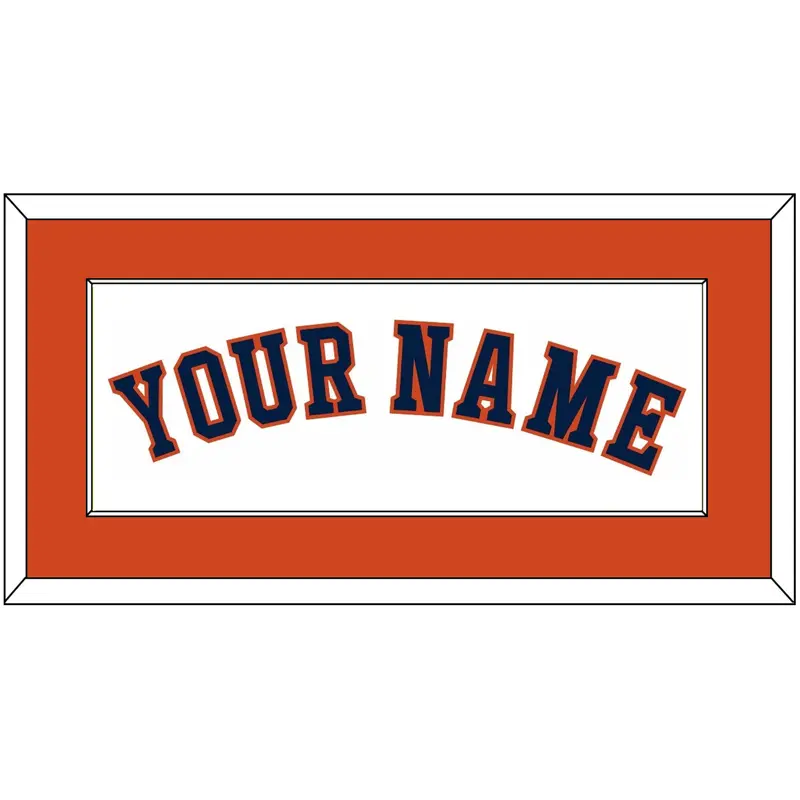 Houston Name - Home White - Single Mat 2