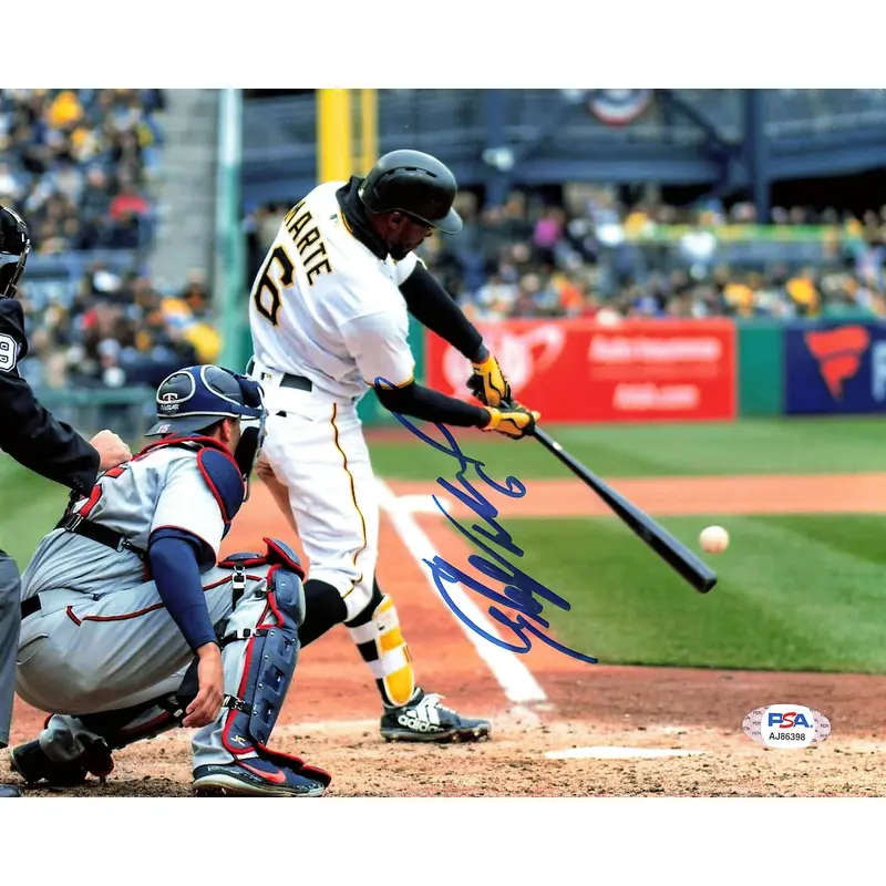 STARLING MARTE signed 8x10 photo PSA/DNA Pittsburgh Pirates Autographed