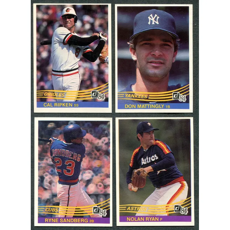 1984 Donruss Baseball Complete Set NM (660) (23-341)