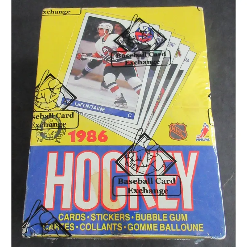 1985/86 OPC O-Pee-Chee Hockey Unopened Wax Box (BBCE) (X1436)