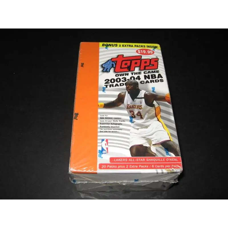 2003/04 Topps Basketball Blaster Box (22/6)