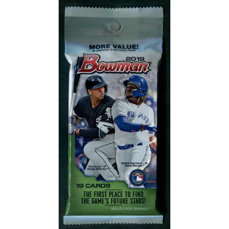 2019 Bowman Baseball Unopened Value Hanger Pack (19)