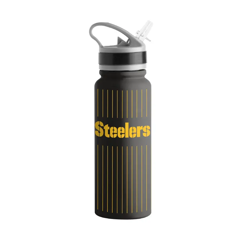 Pittsburgh Steelers 25oz Pinstripe SingleWall FlipTop Bottle