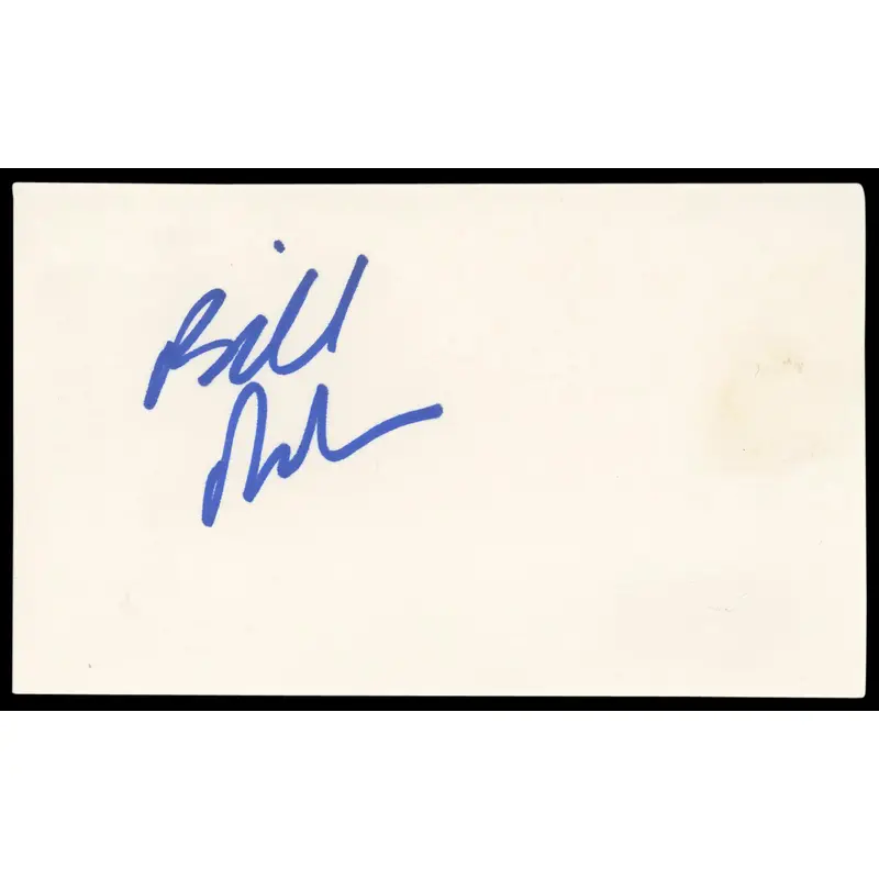 Bill Maher Politically Incorrect Authentic Signed 3x5 Index Card BAS #BM56998