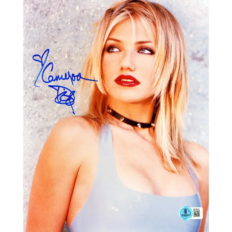 Cameron Diaz Charlie's Angels Authentic Signed 8x10 Vertical Photo BAS #BR38934