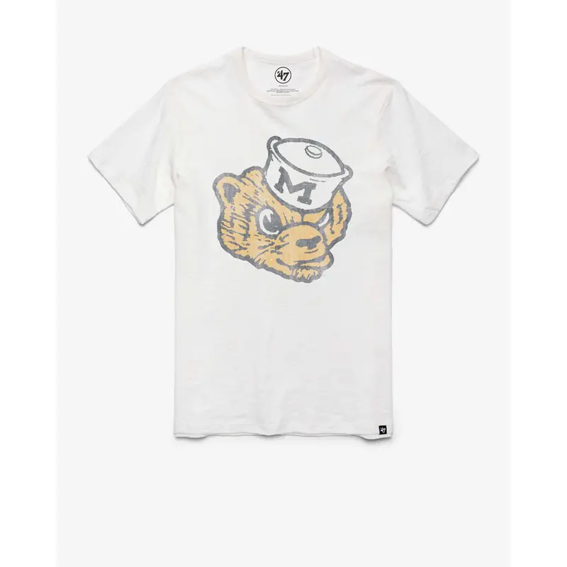 MICHIGAN WOLVERINES VINTAGE GRIT '47 SCRUM TEE