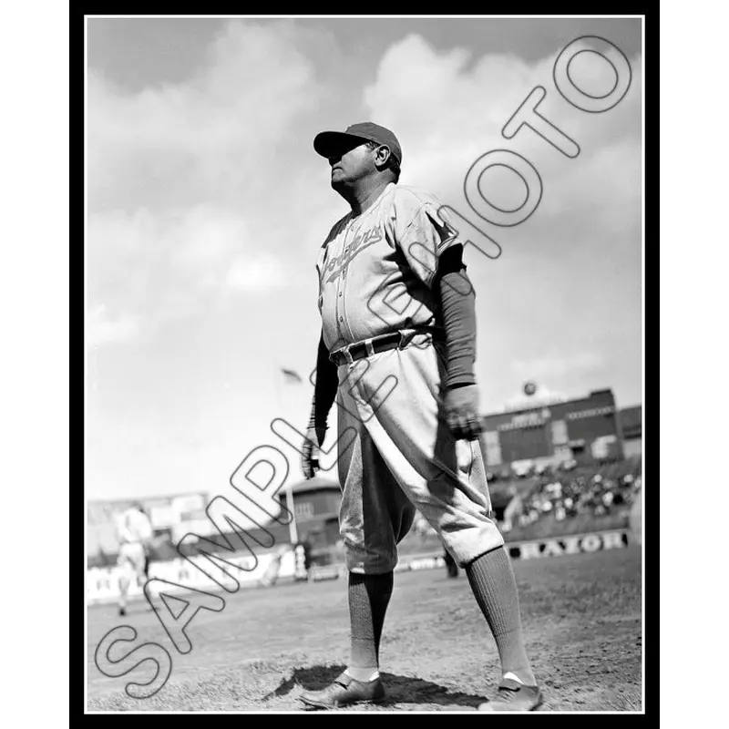 Babe Ruth 8X10 Photo - 1938 Brooklyn Dodgers - 702