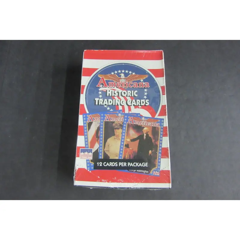 1991 Starling Americana Historic Trading Cards Box