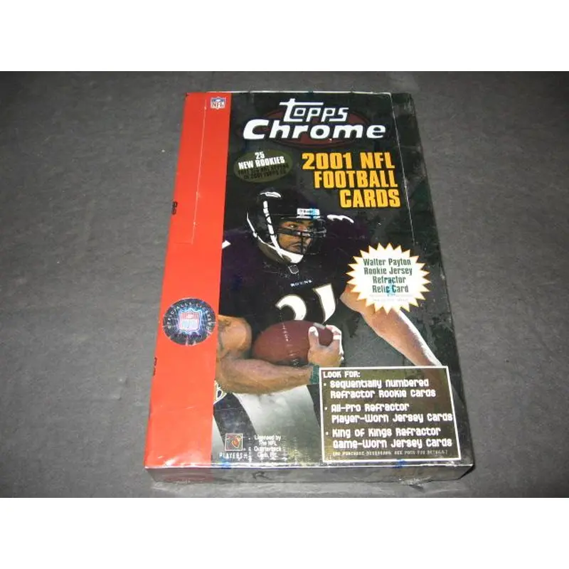 2001 Topps Chrome Football Box (Retail)