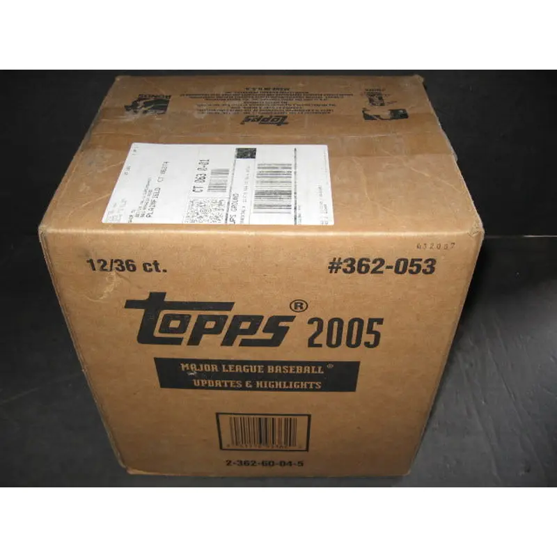 2005 Topps Baseball Update & Highlights Case (12 Box)