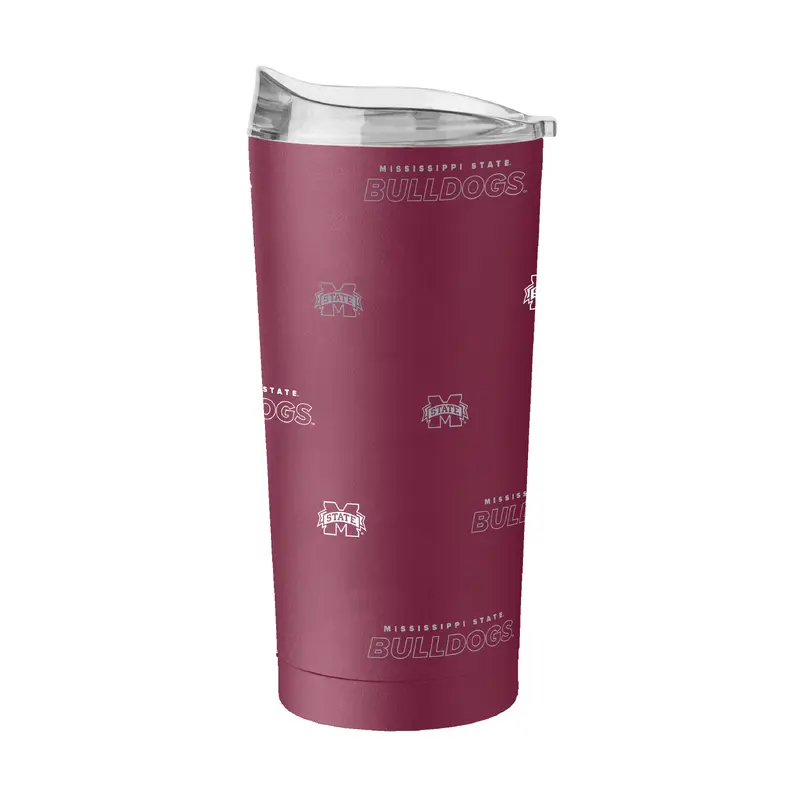Mississippi State 20oz Step And Repeat Powder Coat Tumbler