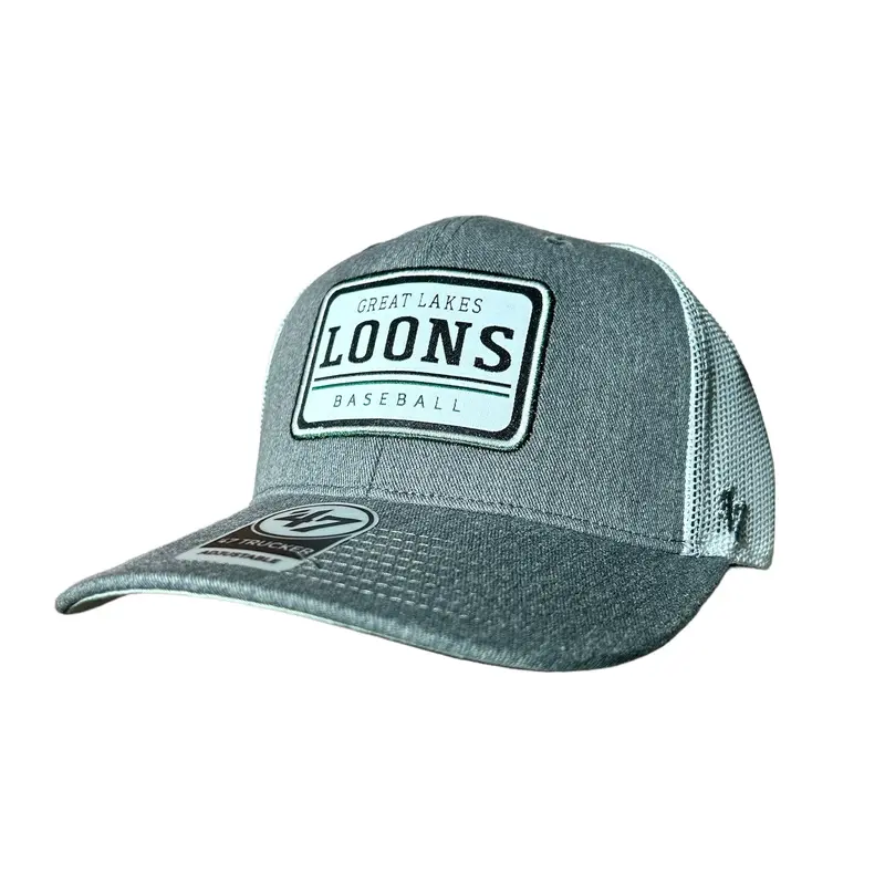 Great Lakes Loons '47 Charcoal Ellington Trucker Cap