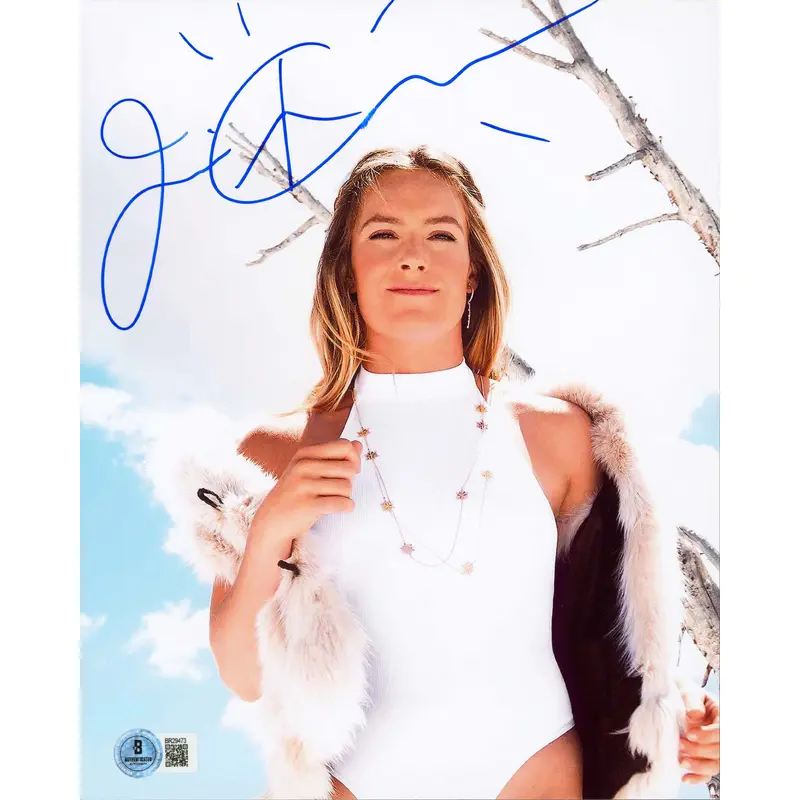 Jamie Anderson Winter Olympics Authentic Signed 8x10 Vertical Photo BAS 3