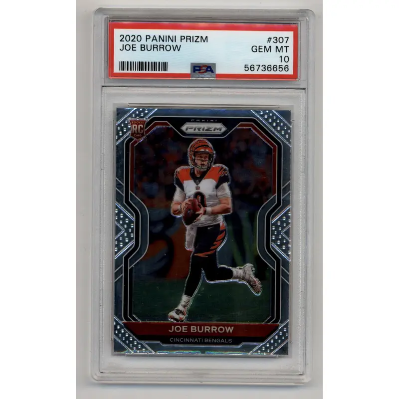 Joe Burrow 2020 Prizm #307 PSA 10 Gem Mint 6656